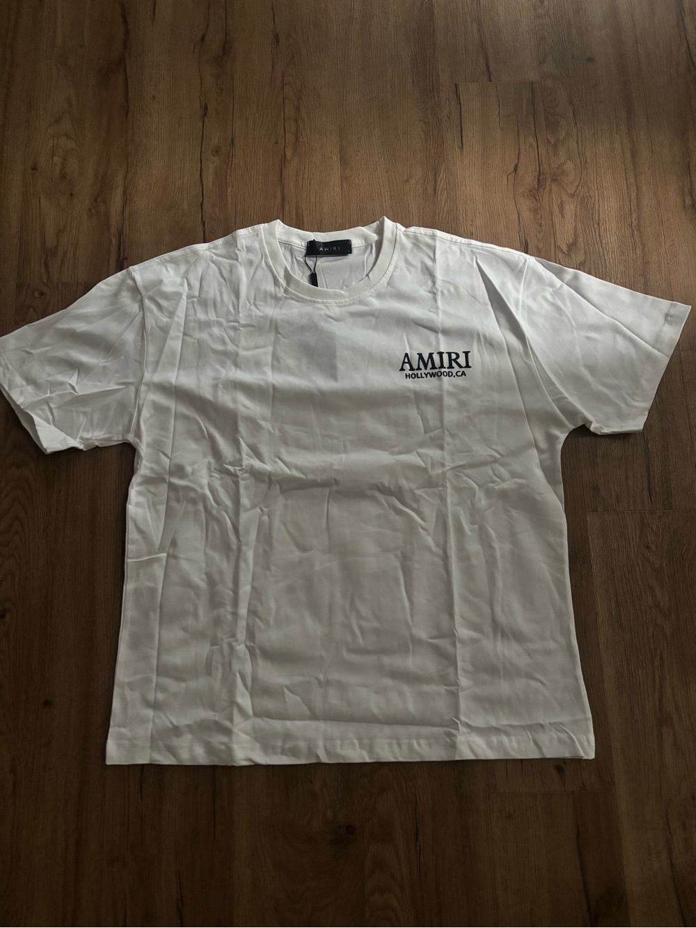AMIRI White Short-Sleeve Logo Tee